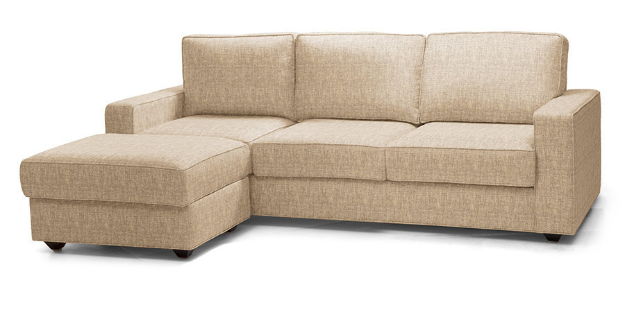 Flemingo Fabric Sofa 3Seater(Cream)
